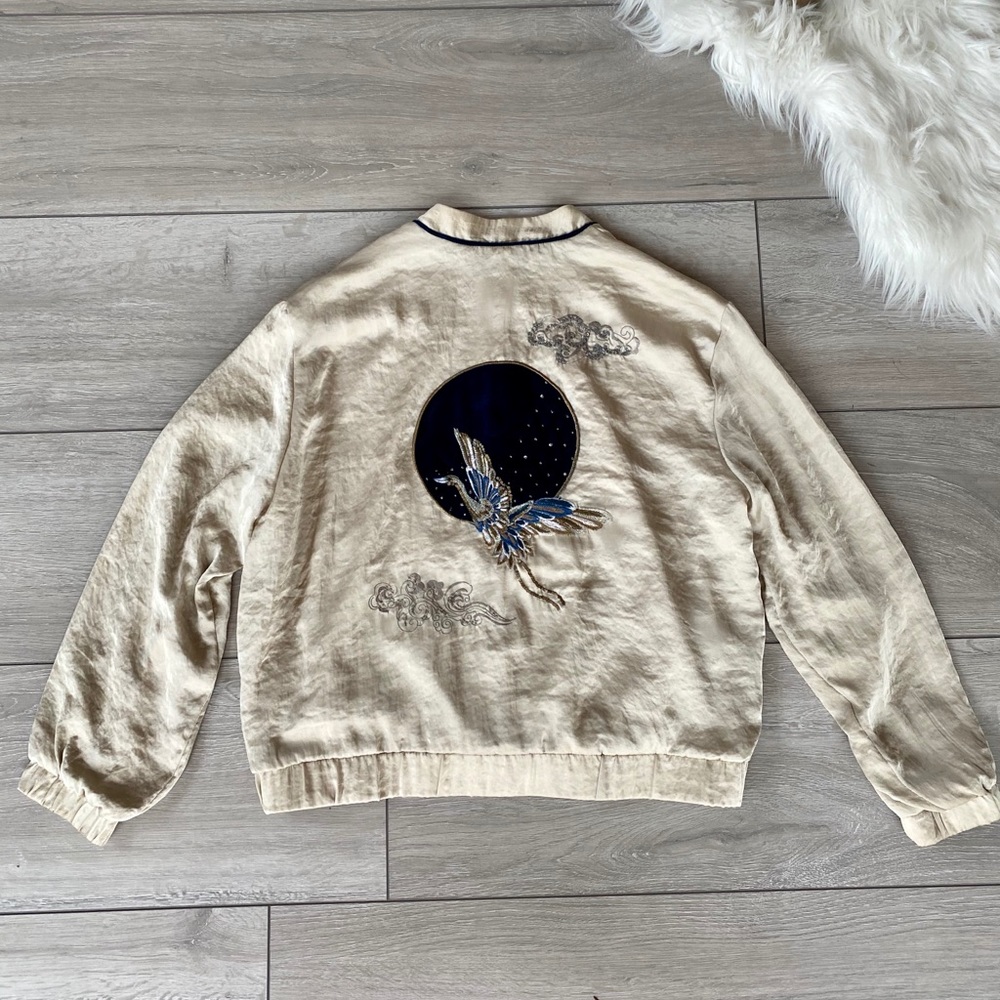 ZARA satin bomber